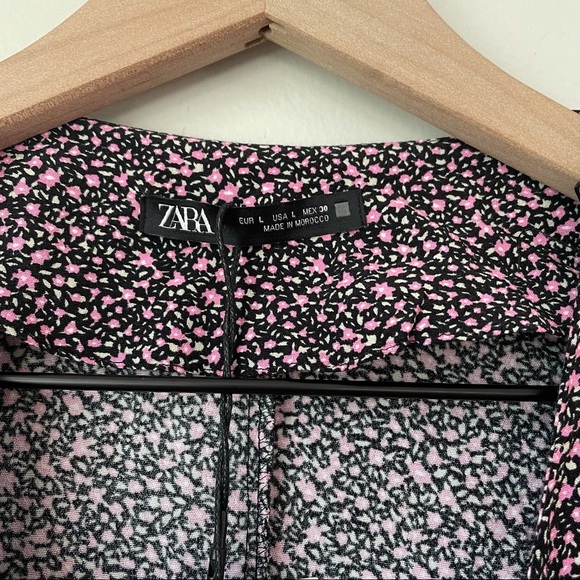 Zara Floral Print Double Breasted Blazer Jumpsuit - Picture 4 of 9